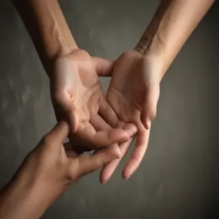 hands reaching out png