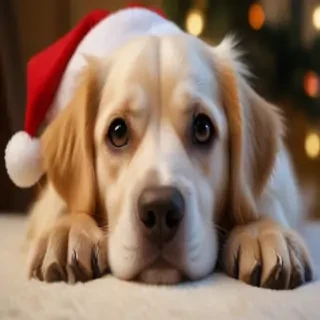 pictures of dogs christmas