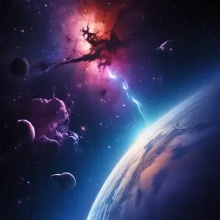 space wallpaper iphone hd