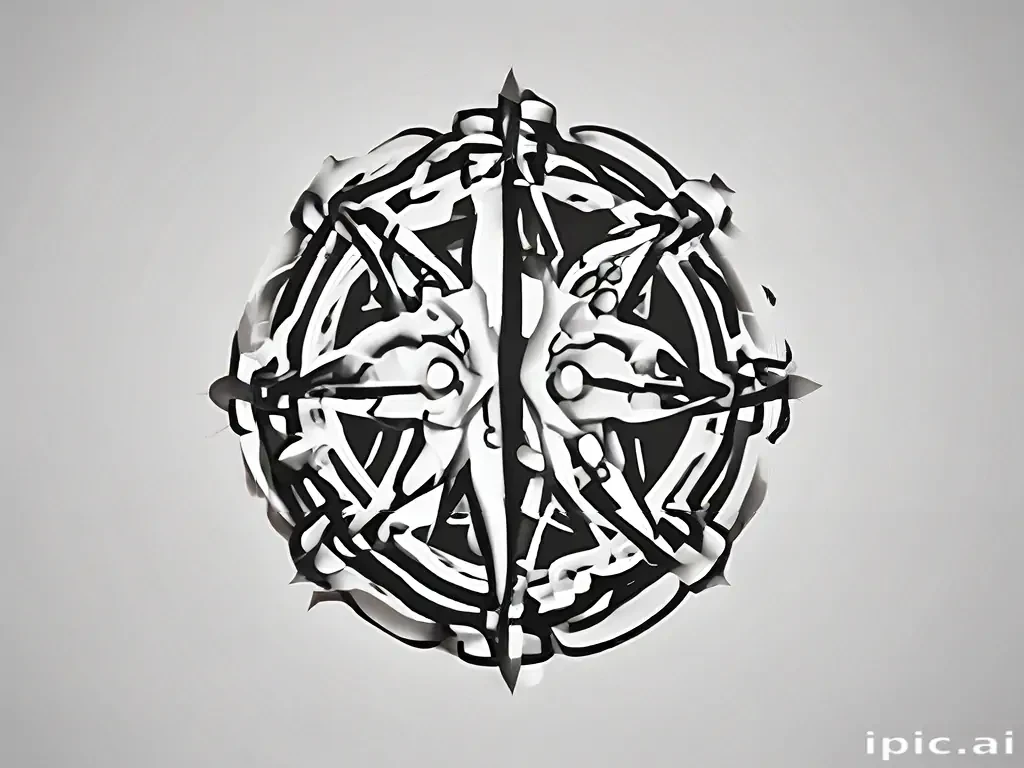 black and white png