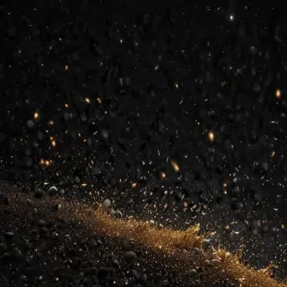 glitter black background