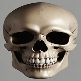skull face png