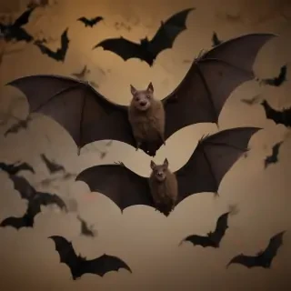 pictures of halloween bats