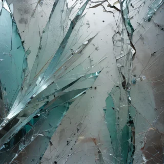 broken glass overlay
