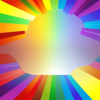 transparent background rainbow clipart