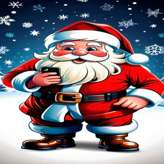 santa claus iphone wallpaper