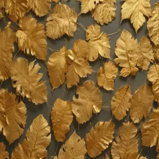 gold leaves png