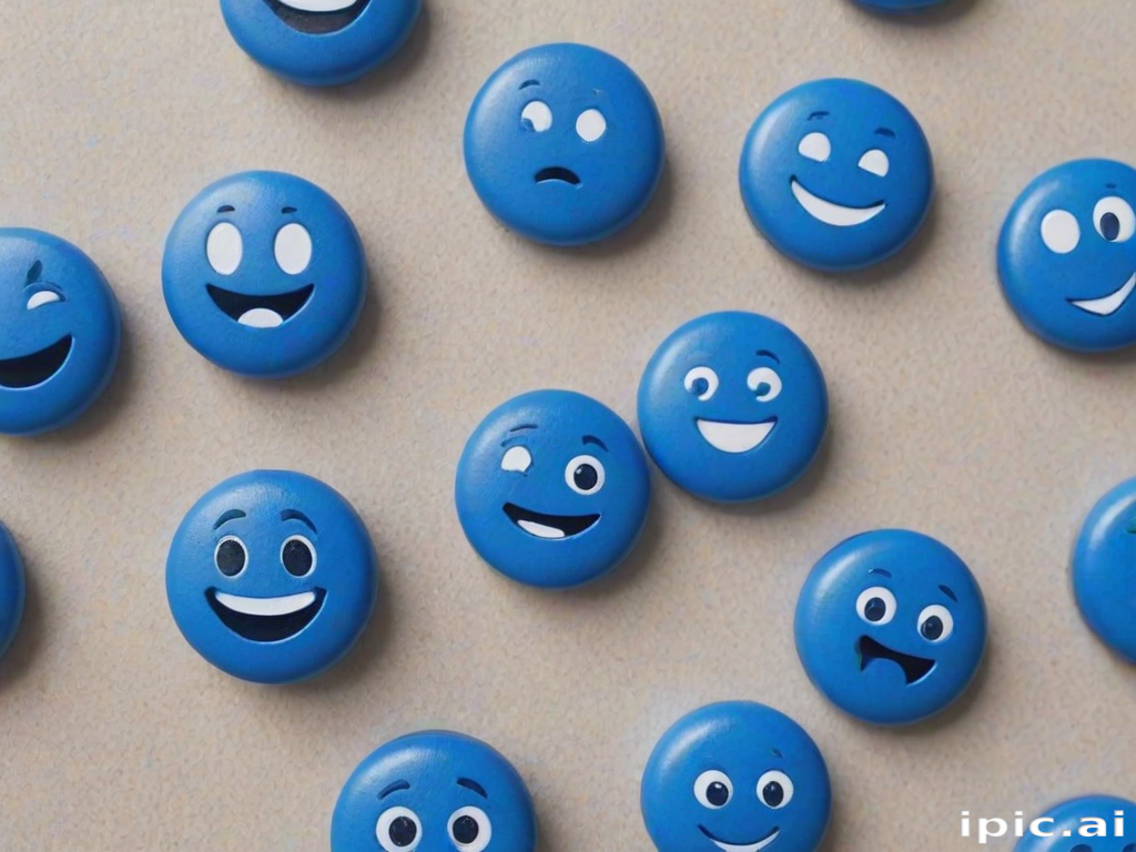 blue emoji