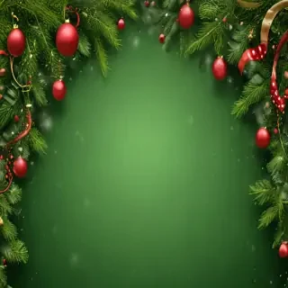 green christmas bg