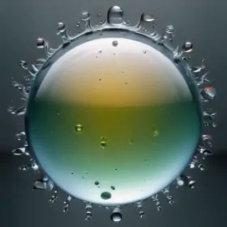 water droplets transparent