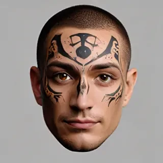 face tattoo png