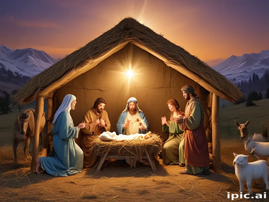 manger scene images free
