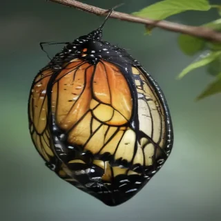 butterfly cocoon png