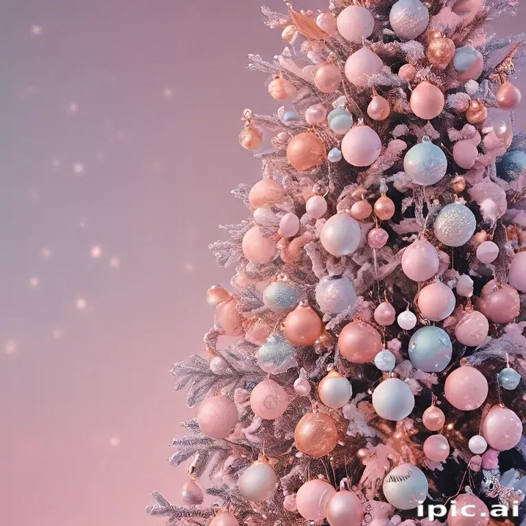 pastel aesthetic christmas wallpaper