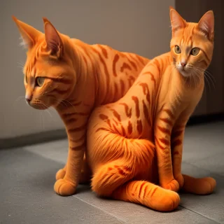 orange cat