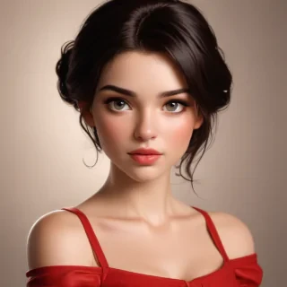 brunette cartoon characters