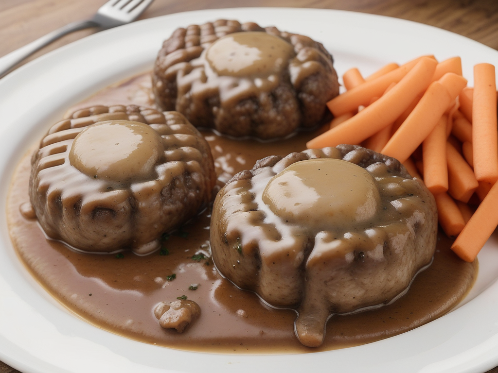 salisbury steak with frozen hamburger patties