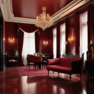 maroon aesthetic