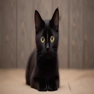 cute black cat wallpaper