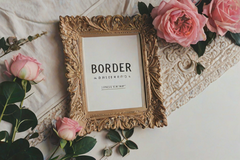 border aesthetic