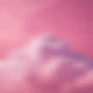 pink cloud background