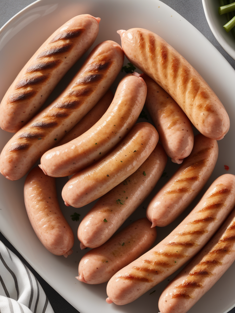 how long to air fry chicken sausage