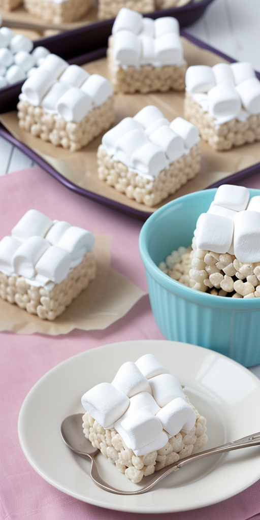 rice krispie treats with marshmallow cream