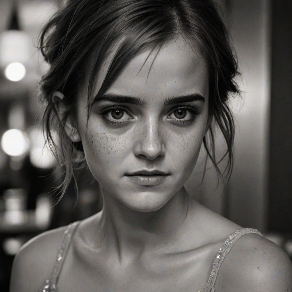 photo of young woman, [Ana de Armas:Emma Watson:0.5], highlight hair, sitting outside restaurant, wearing dress, rim lighting, studio lighting, looking at the camera, dslr, ultra quality, sharp focus, tack sharp, dof, film grain, Fujifilm XT3, crystal clear, 8K UHD, highly detailed glossy eyes, high detailed skin, skin pores
negative: disfigured, ugly, bad, immature, cartoon, anime, 3d, painting, b&w