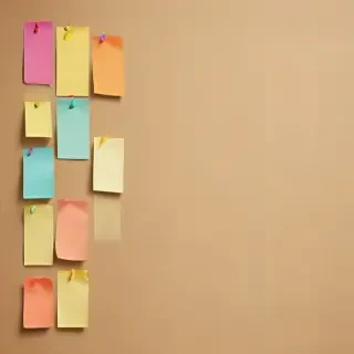 sticky note background