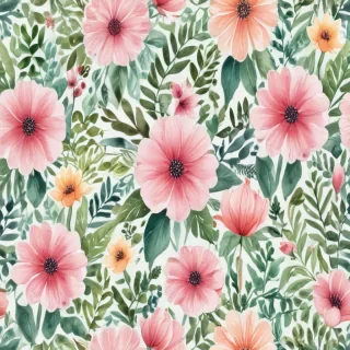 watercolor flower background