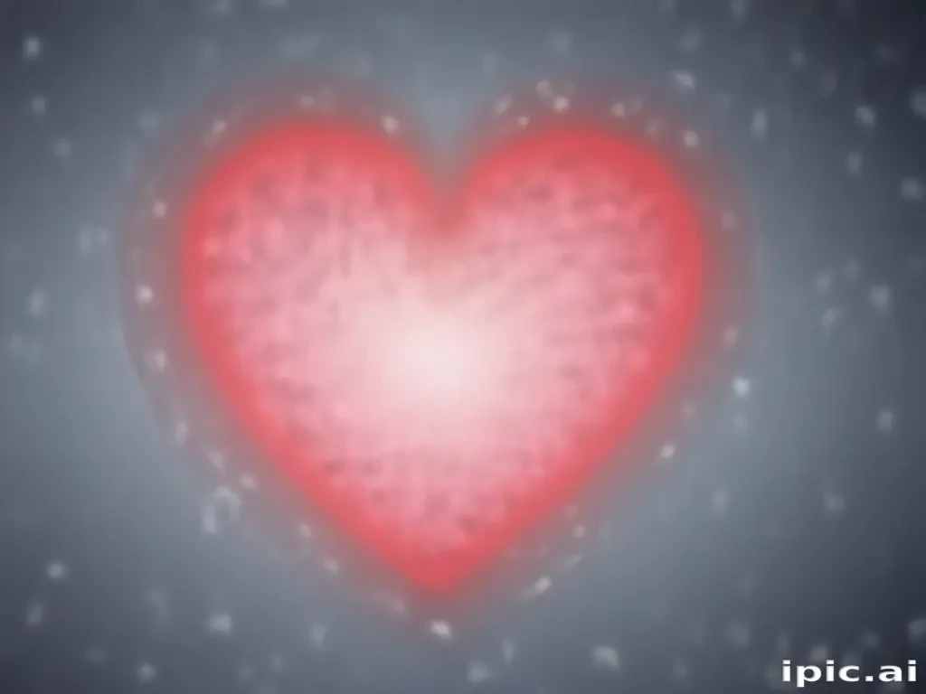 blurred heart
