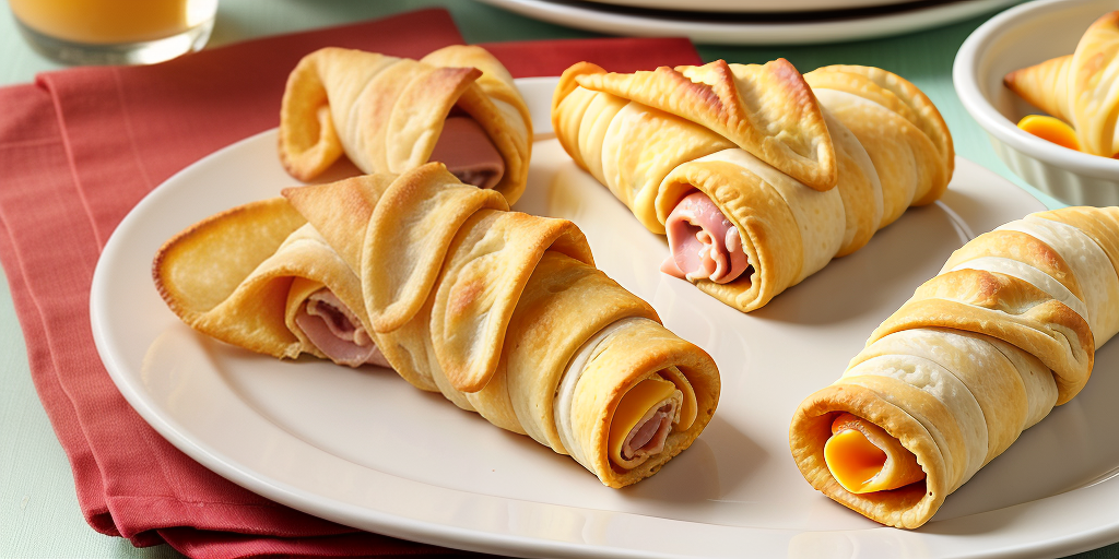 ham and cheese crescent roll ups
