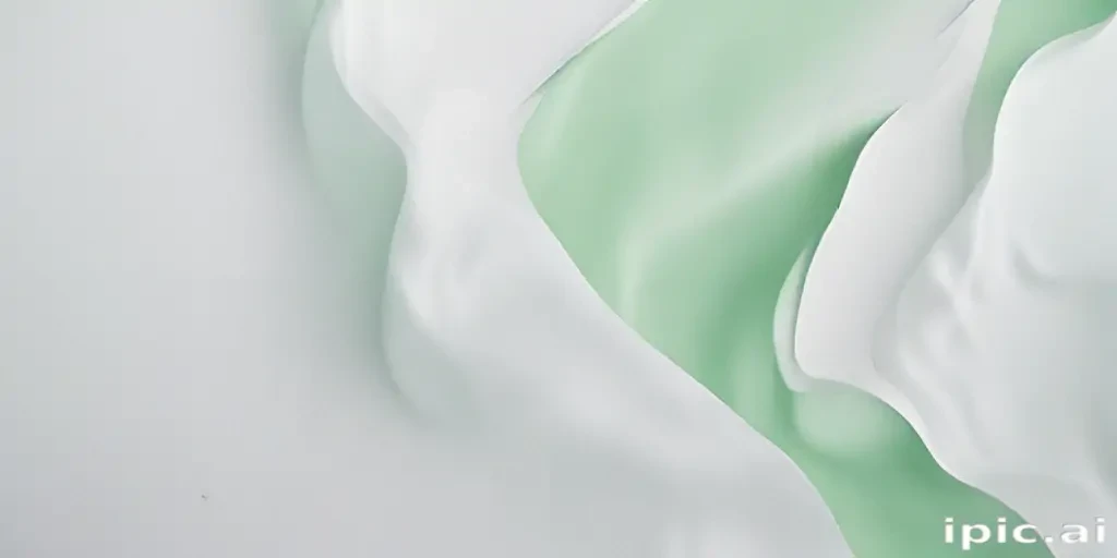 white and green background