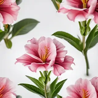 flower with white background
