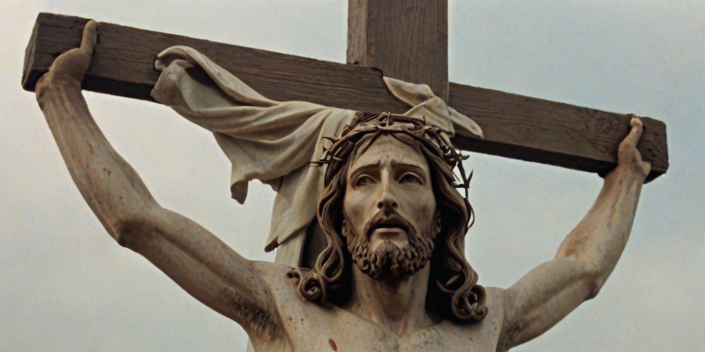 pictures of jesus on a cross