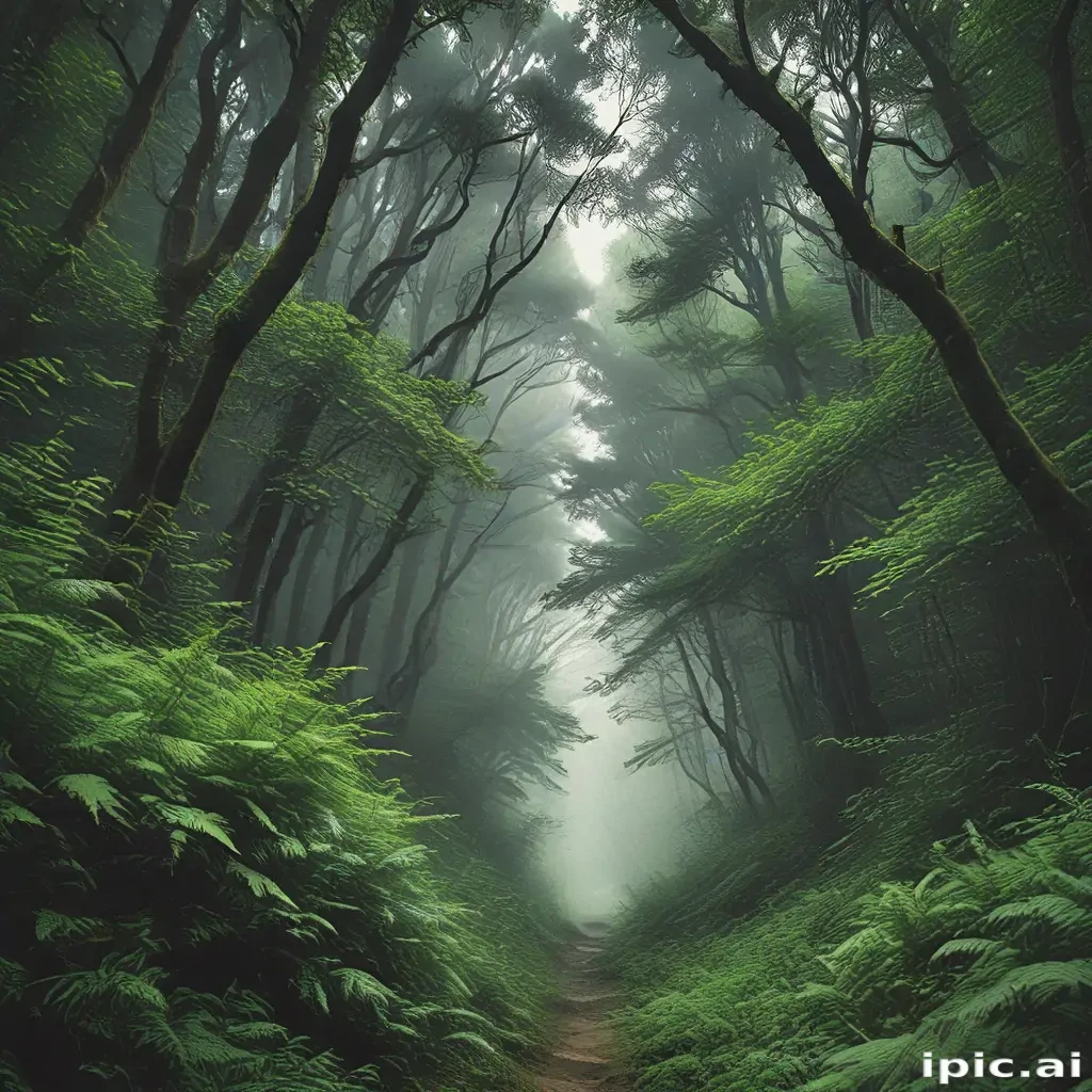 green forest aesthetic