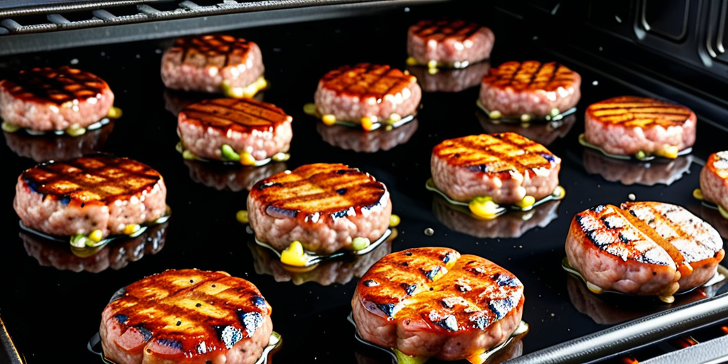 cook sausage patties in oven