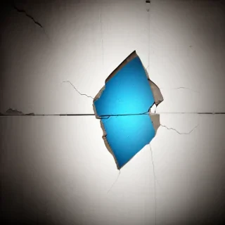 broken background