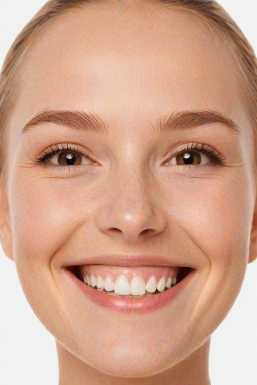 smiling face transparent