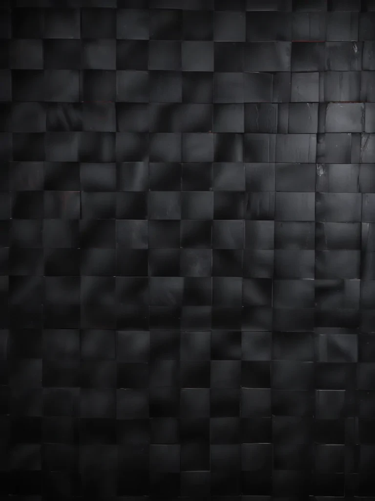 black checkered background