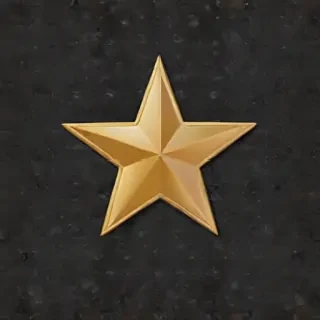 gold star sticker png