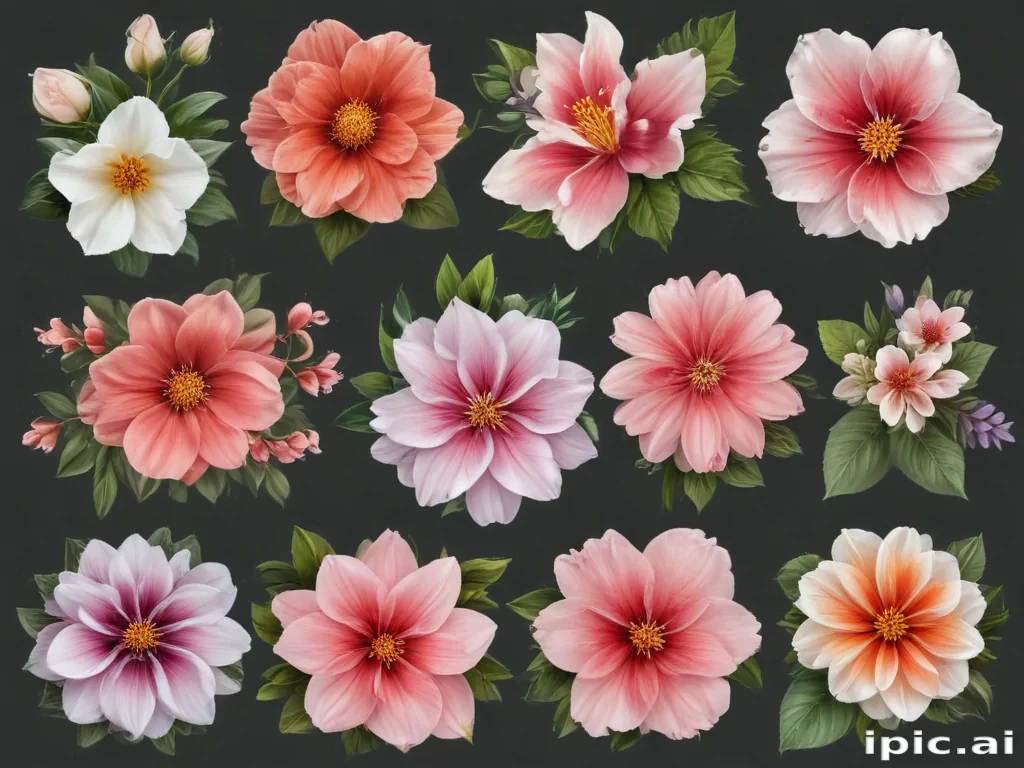 transparent background flower clipart