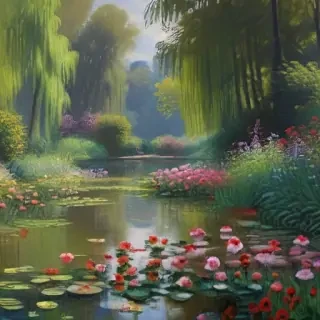 monet paintings wallpaper