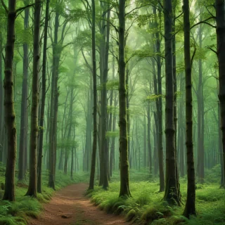 green forest aesthetic