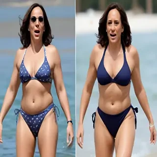 kamala harris bikini