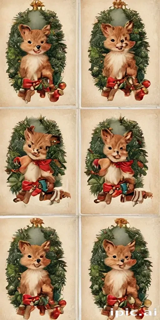printable vintage christmas images