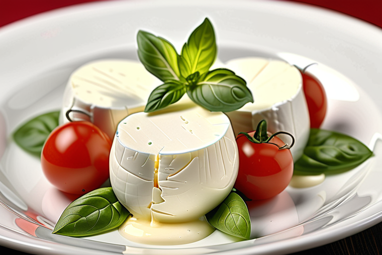 mozzarella-and-cream cheese often served as an appetizer