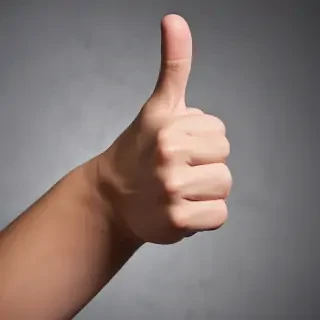 thumbs down