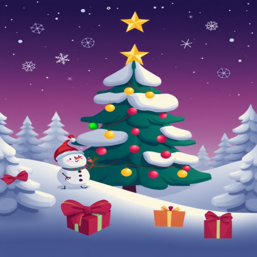 cartoon christmas backgrounds