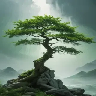 background white and green